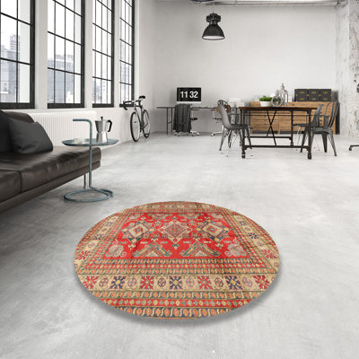Tapis orange Southwestern