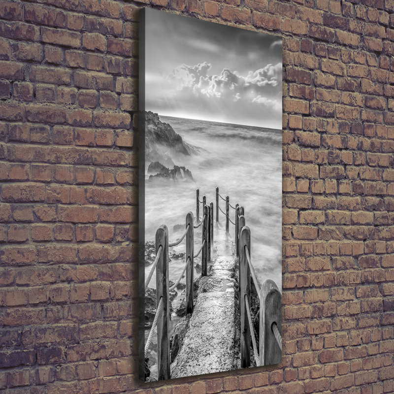 Path By The Sea - Wrapped Canvas Print