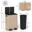 Steel,Plastic Multi-Compartments Rubbish & Recycling Bin