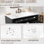 Meuble-lavabo moderne 36 po avec lavabo supérieur-433316406
