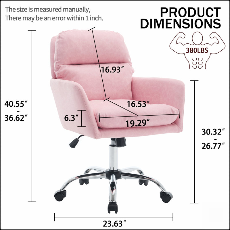 Chaise de bureau en cuir synthétique à hauteur ajustable pour plus de confort et de durabilité, convenant aux environnements domestiques et professionnels