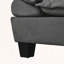 Canapé Cloud avec voilier, 1 repose-pieds mobile et 2 coussins, chenille