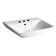 Barclay Summit 15.12'' White Vitreous China Rectangular Bathroom Sink with Overflow