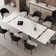 78.74'' To 110.24'' Rectangular Extendable Dining Table With Sintered Stone Top For 8-10