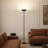 Sky Flux Industrial 63" Dimmable LED Floor Lamp with Adjustable Head-933276327-862928981