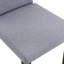 Chaise de salle à manger moderne Parsons avec pieds robustes en métal (ensemble de 6)-553392059-545802148-569559642