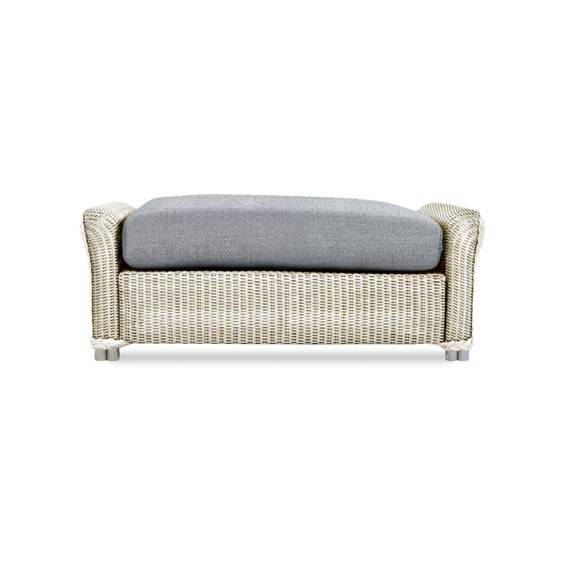 Reflections Outdoor Ottoman, Sandberg Flax, Mink