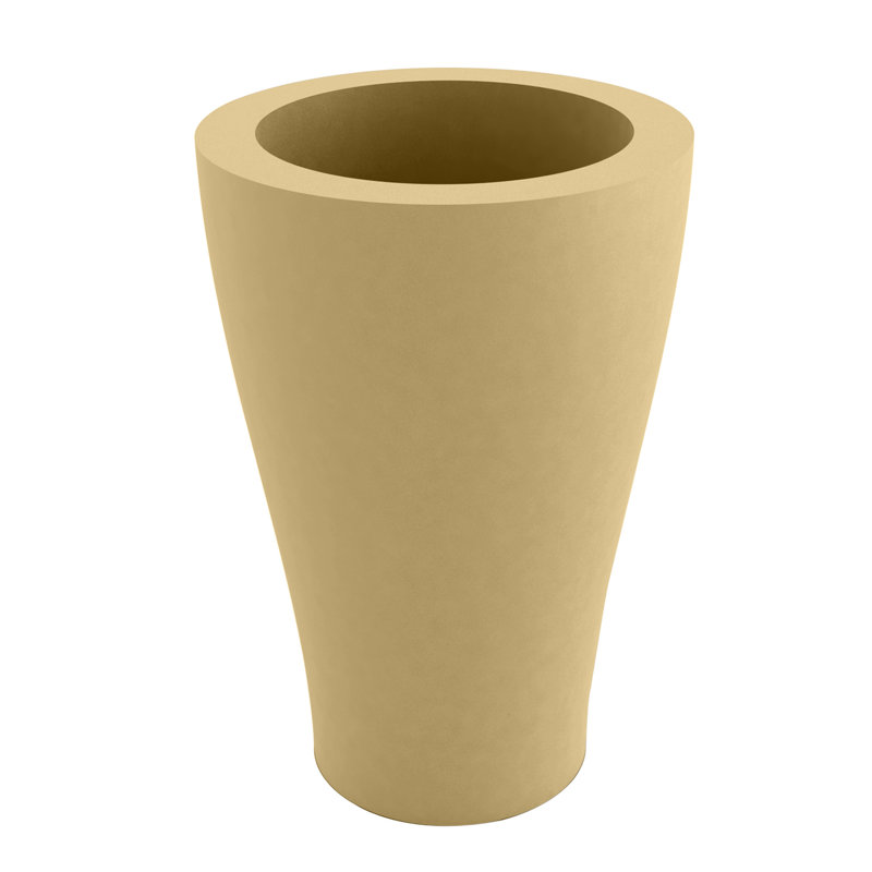 Nano Resin Pot Planter, 14.25" H x 7" W x 7" D, Blue