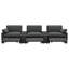 Siège de cinéma inclinable électrique 5 pièces Helsel - gris foncé-122623051