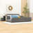 Wakeeny Velvet Upholstered Platform Bed with Bedside Desk-886844469-886844474