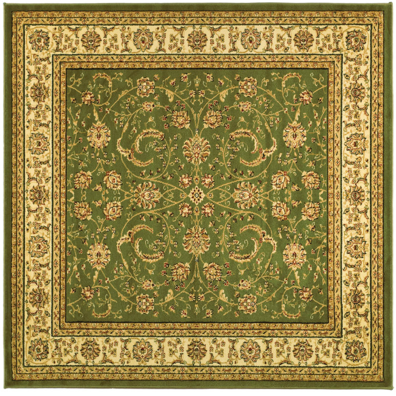 Tapis performance Klose, Carré 6 pi, Sage/Ivory