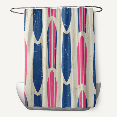 Almeida Geometric Shower Curtain