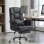 Fauteuil de direction, fauteuil de bureau ergonomique en cuir synthétique, fauteuil inclinable et pivotant avec repose-pieds et support lombaire-1011420965