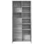 Highboard 80 X 35 X 180 Cm Engineered Wood-247855026