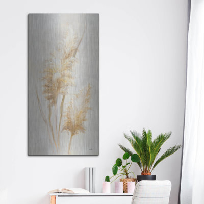 «Simple Pampas 2» par Julia Purinton, art mural en métal