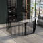 200" Adjustable Play Yard Gate Fence - 8 Panels Metal House