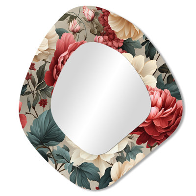 Miroir mural traditionnel asymétrique
