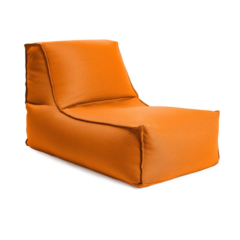 Fauteuil à billes et chaise longue Alpine, Orange