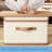 2 PCS Storage Bins with Lids, Collapsible Closet Organizer Container, Fabric Organizer Box with Handles, Decorative Storage Boxes with Lids for Organizing Clothes, Books, File,-582233704-570443015