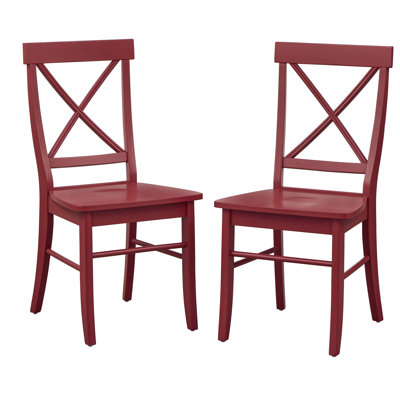 Bellmead Solid Wood Cross Back Side Chair