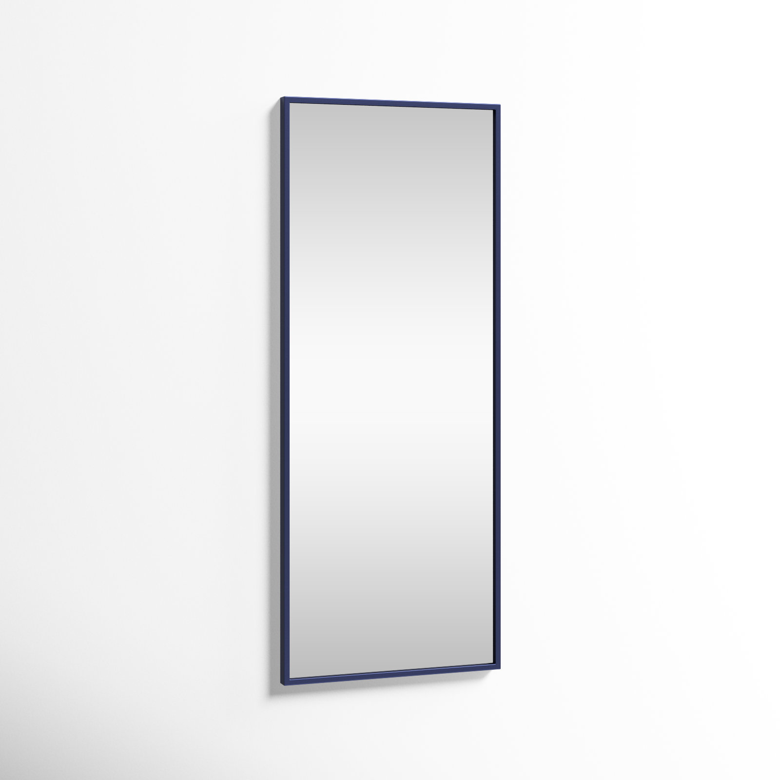 Sabine Metal Rectangle Wall Mirror, 60" x 24", Blue