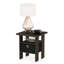 Stanbridge Side Table Nightstand with Fabric Storage Bin-459006948