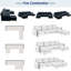 Canapé modulaire 4 pièces Hanika-955073144
