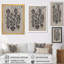 «Black and Brown Natures Coastal Essence», art sur toile corail, art mural bord de mer noir-130379993-130379973-130379975