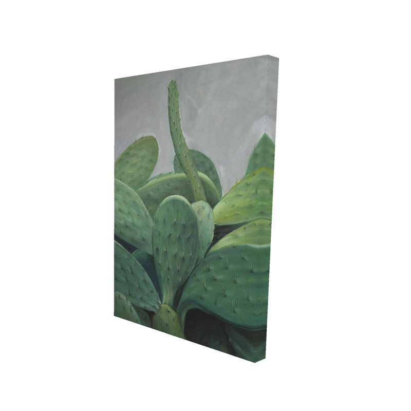 Ensemble de cactus - Toiles pour la décoration intérieure, H 36 po x l 24 po