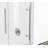 55.47" - 60" W x 76" H Single Sliding Frameless Shower Door-85752686