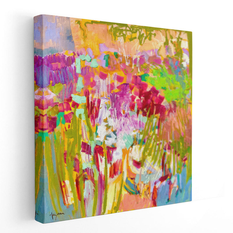 «From My Garden Window III», reproduction d'art sur toile, H 30 po x l 30 po