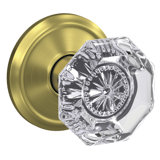 Custom Alexandria Hall-Closet and Bed-Bath Glass Knob with Alden Trim