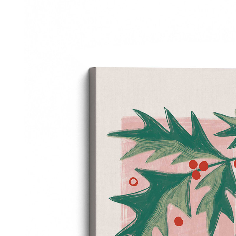 «Christmas Greenery II», reproduction sur toile, Toile tendue, H 36 po x l 24 po x P 1,25 po