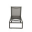 Chaise longue Belmont - gris avec assise grise
