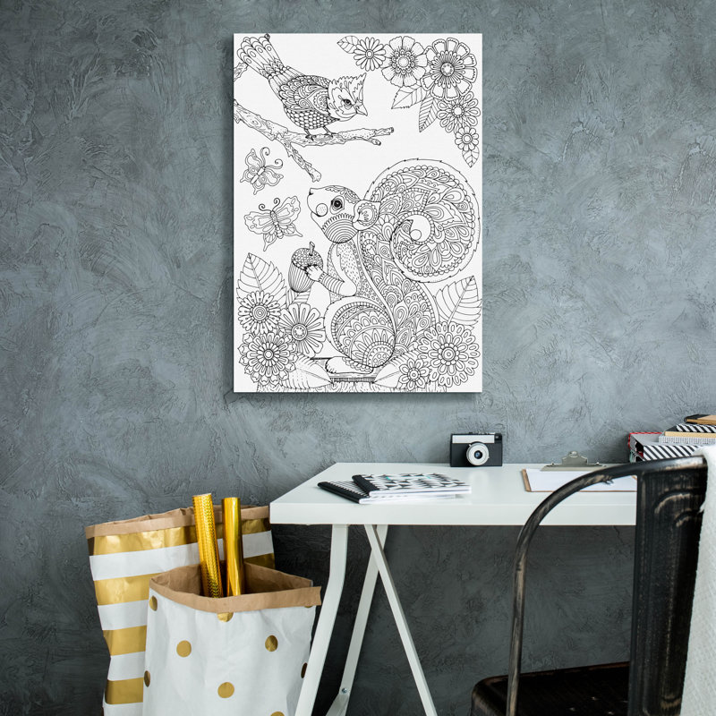 «Nature Loves 2» par Hello Angel, art mural sur toile, H 26 po x l 18 po x P 0,75 po