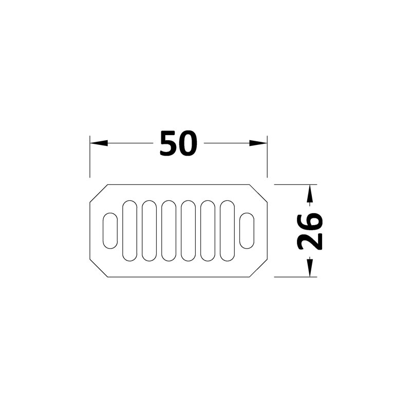 Carlton Chrome Overflow Cover, Matte Black