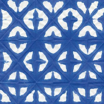 Aquarelle Blue Square V par Nancy Green