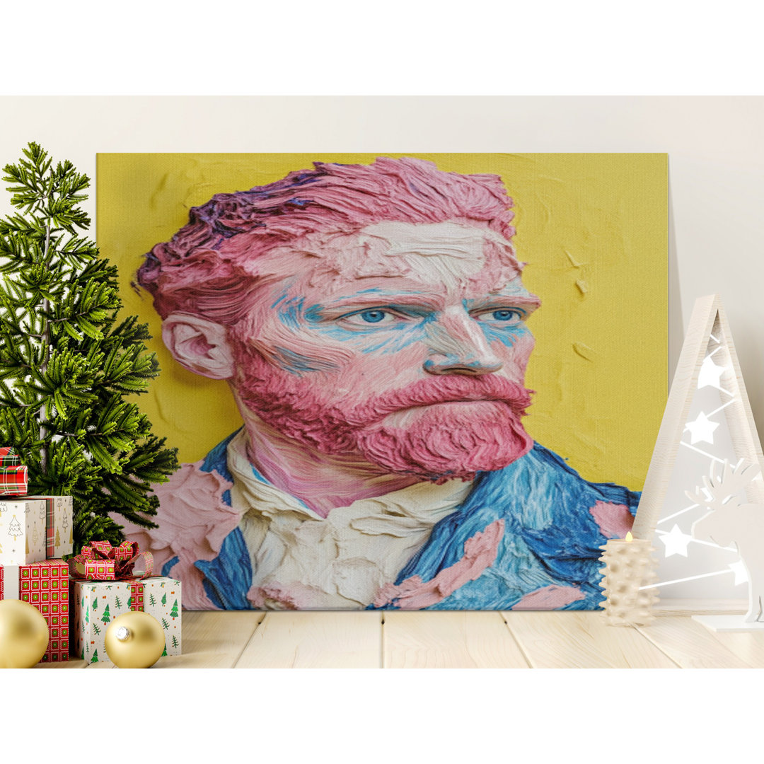 Van Gogh Style Portrait Canvas Wall Art, Modern Art Print, Gallery Wrapped, Ready to Hang, Archival Quality, Statement Piece, Home Decor