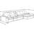 Cassidy Sand Upholstered Sectional Sofa