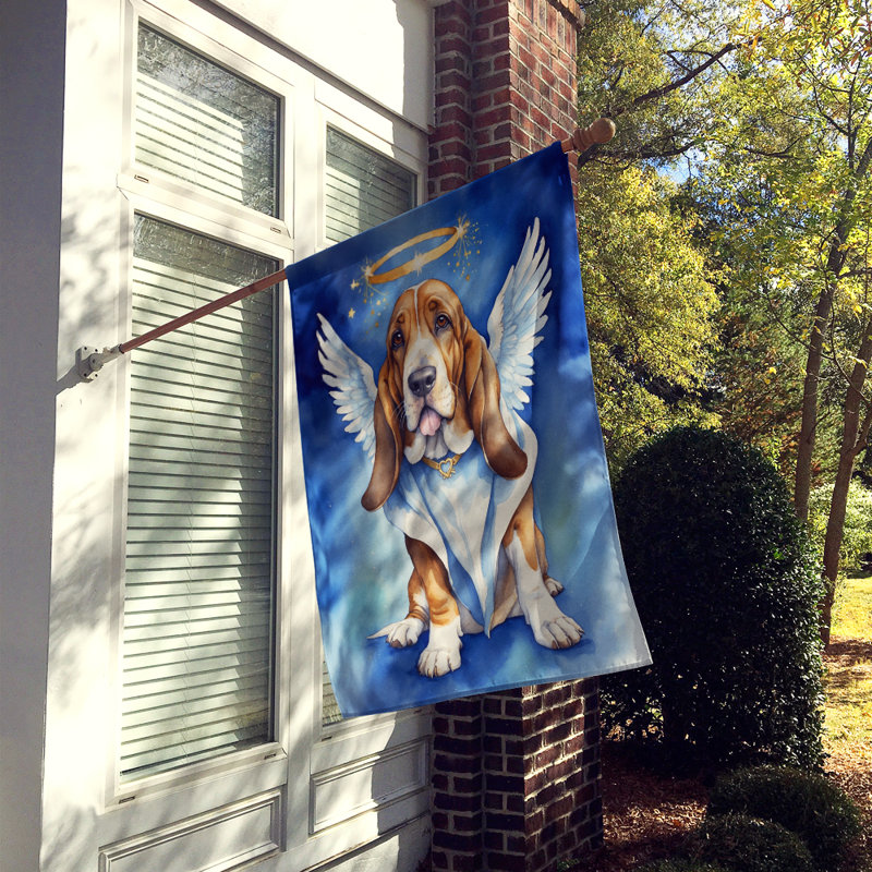 Basset hound «My Angel House» - drapeau