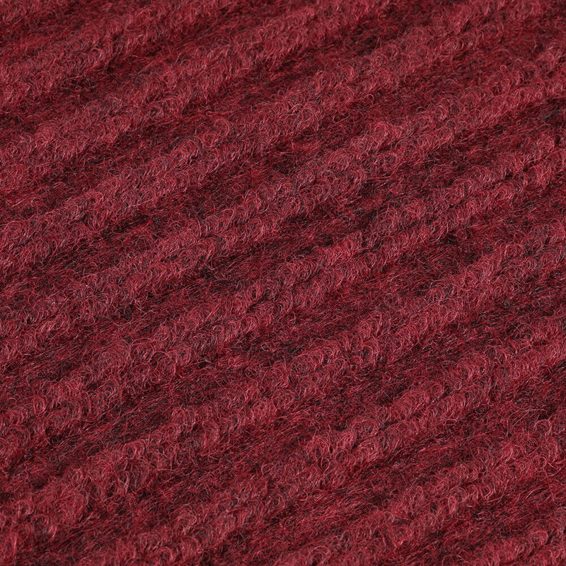 Tapis d'entrée antidérapant extérieur Aigan, Vin rouge, Rectangle 3 pi 11 po x 4 pi 11 po