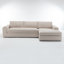 Essex 2-Piece 118" Upholstered Sectional-68934100-68934102