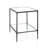 Lalia Modern Hammered Metal 1-Shelf End Table-124538446