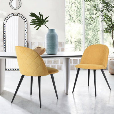 Dungorbery 46cm H Polyester Blend Upholstered Upholstered Back Side Chair