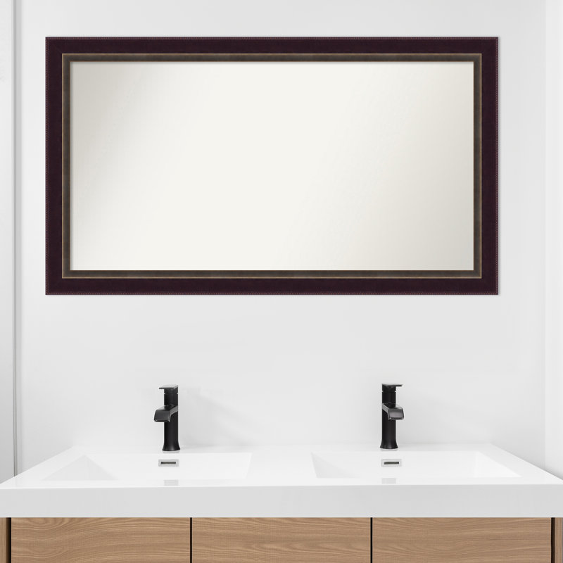 Roree Solid Wood Frame Mirror, 25.25" x 44.25"