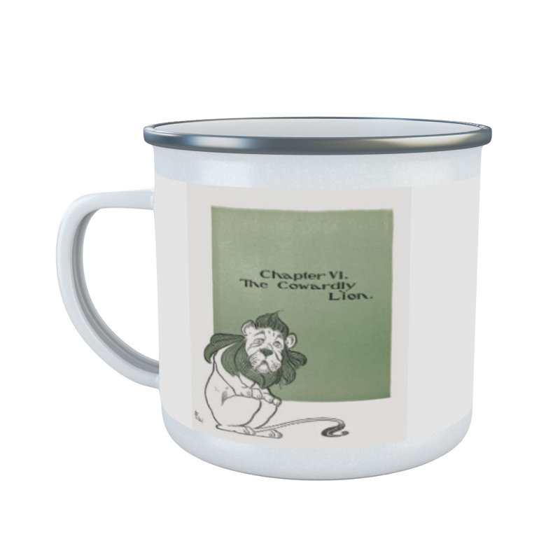 Zinnia Enamelware Camping Mug