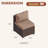 4 -Person Rattan Patio Safo With Cushions-552961611-552961615