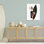 «Trendy Surfer Girl» en toile noire, design par Ziwei Li