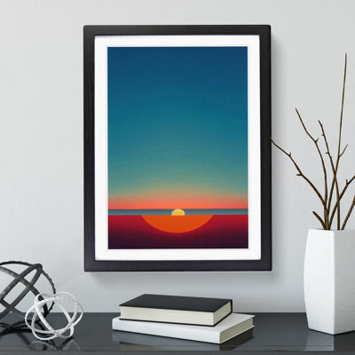 Unusual Abstract Sunset - Wall Art