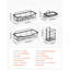 Support de rangement de douche pour salle de bain